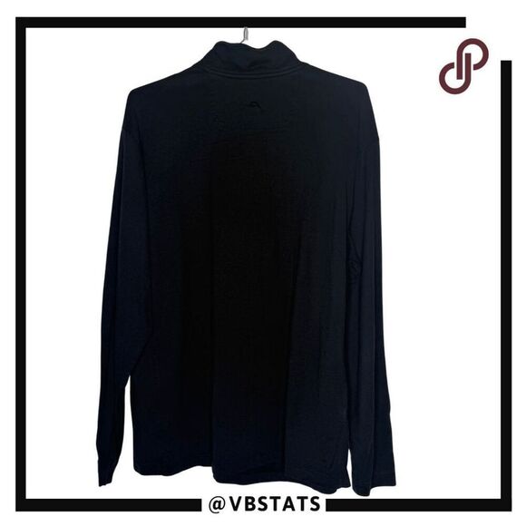 Tommy Bahama Men's 1/4 Zip Pullover Modal Blend Performance Sweater Gray Size XL - Picture 2 of 7